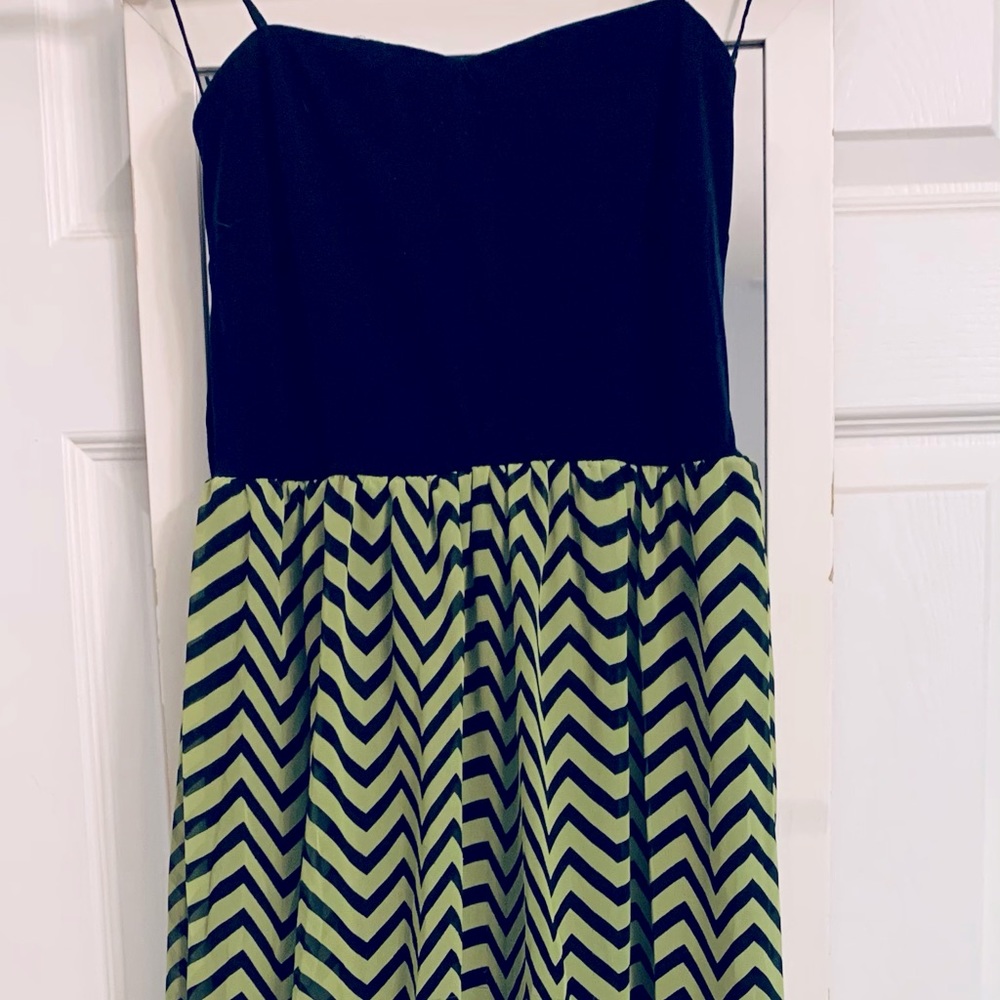 Strapless maxi dress